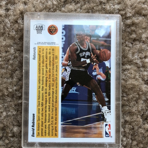 1991 Upper Deck David Robinson Holographic Cards - Picture 5 of 5